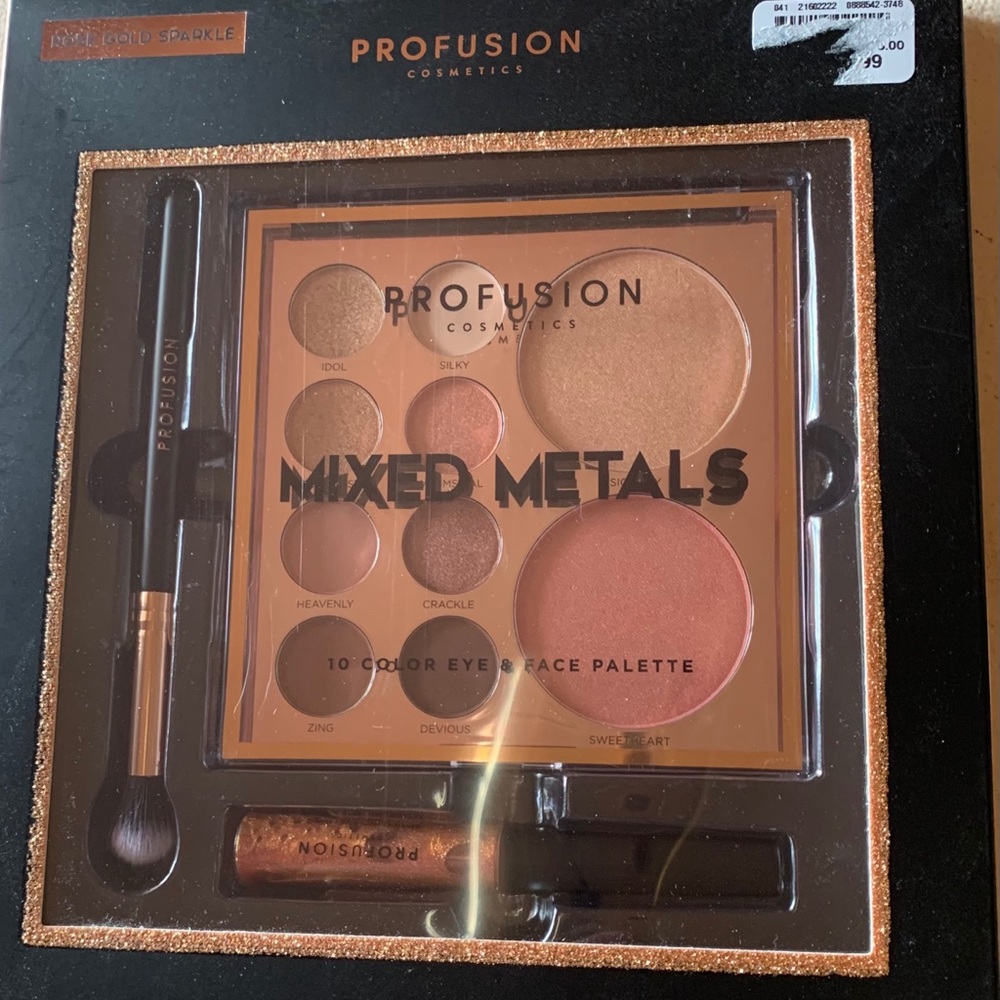 New, Profusion Cosmetics 12-Piece Eye & Face Kit